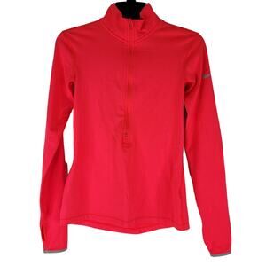 Nike Pro Hyperwarm Half-Zip 3.0 LS Training Pullover Coral Womens Small 620440